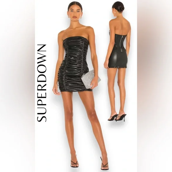 hot black mini dress Black Velvet Mini Dress main image 0